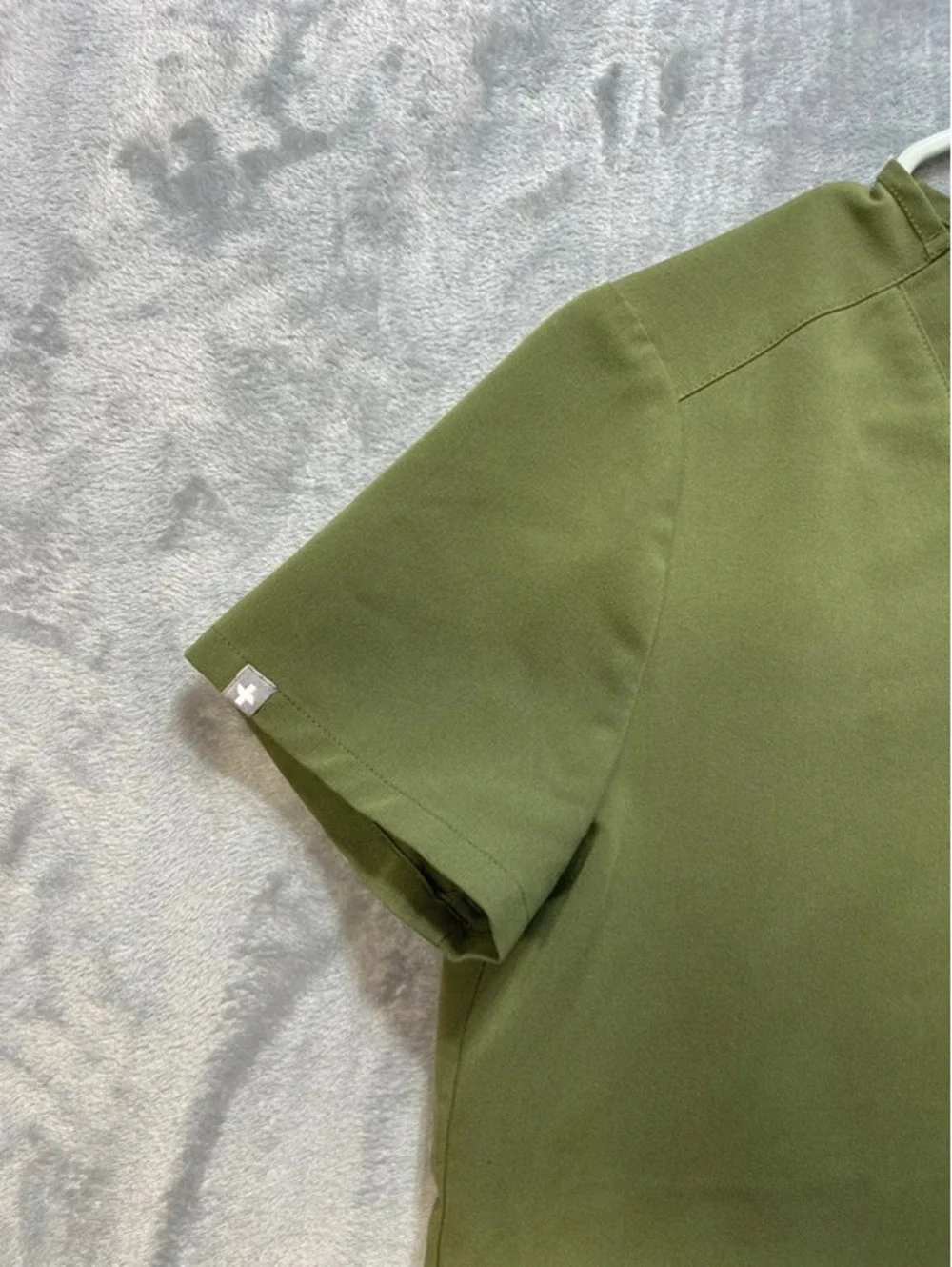 FIGS Womens Scrub Set Olive Green Catarina Top XS Pants Small